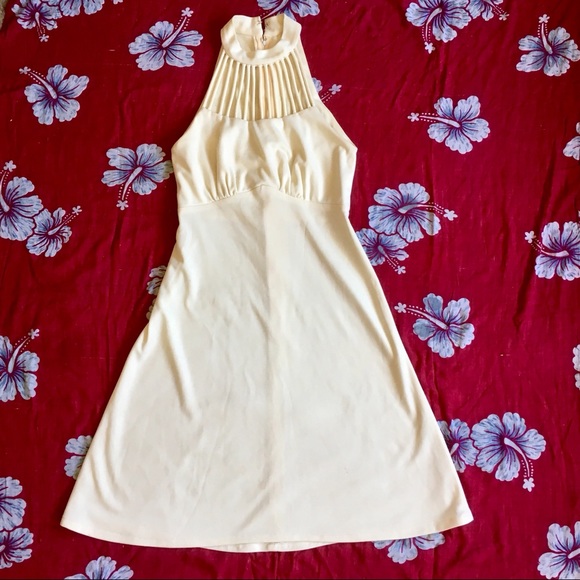 1960’s Cream Cocktail Dress - Picture 2 of 7